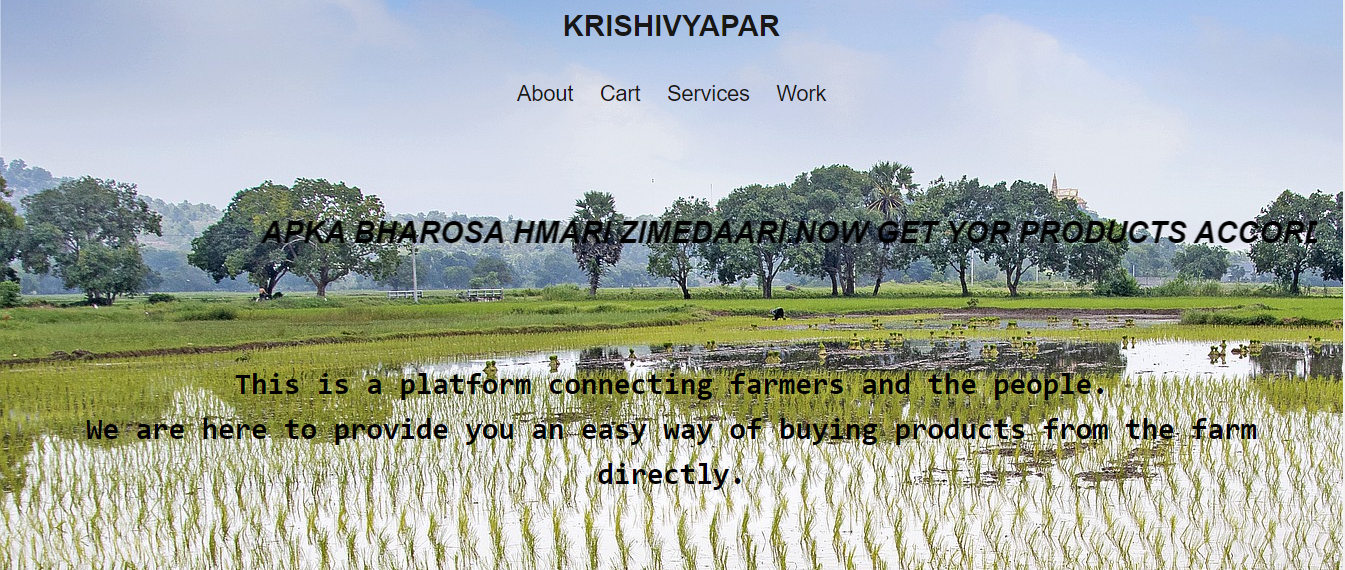 Web Portal For Farmers